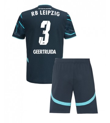 RB Leipzig Lutsharel Geertruida #3 Tercera Equipación Niños 2024-25 Manga Corta (+ Pantalones cortos)